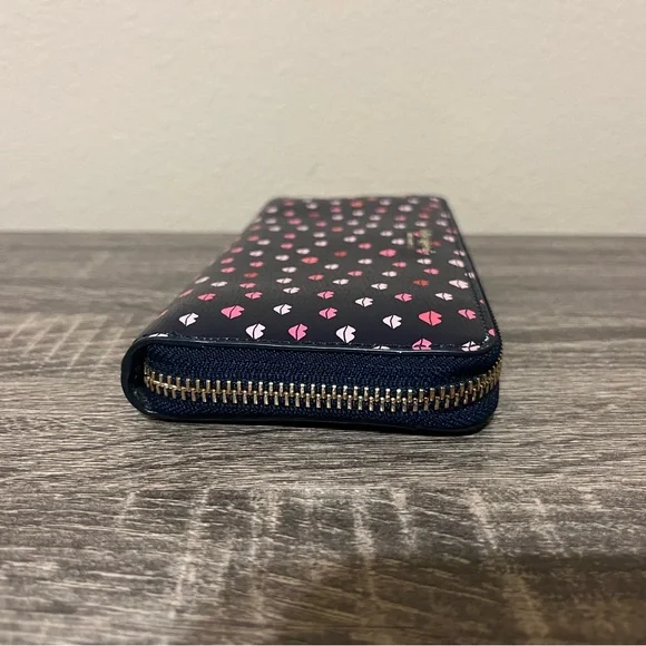 Kate Spade Navy Sylvia Lips Slim Continental Wallet - Picture 4 of 8